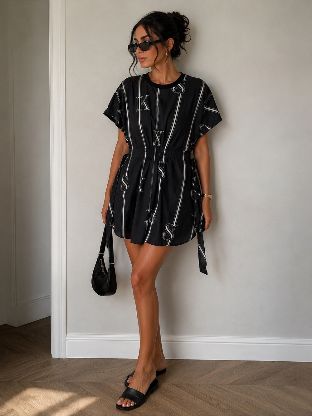 The Kooples x Sport Logo Print Tunic Dress One Size Like New